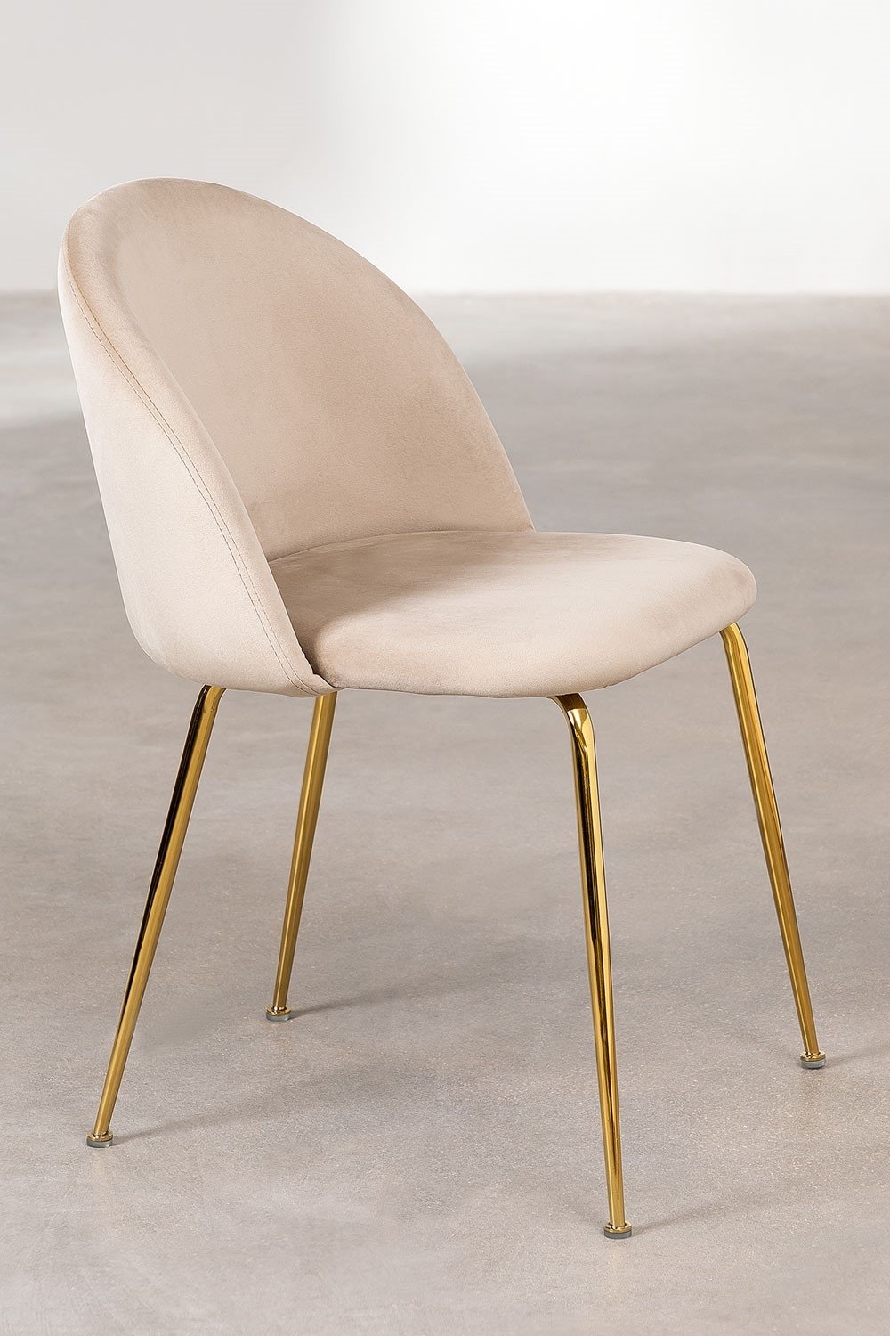 Kana Design gestoffeerde eetkamerstoel van staal, galerij beeld 4