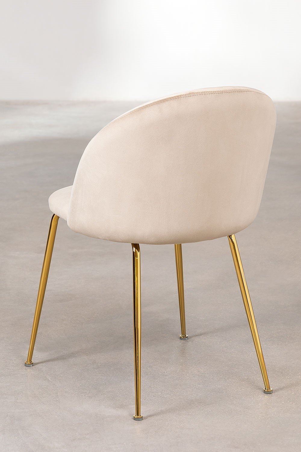 Kana Design gestoffeerde eetkamerstoel van staal, galerij beeld 5