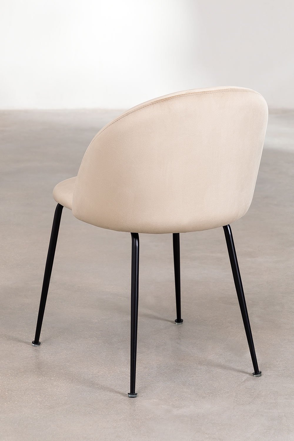 Kana Design gestoffeerde eetkamerstoel van staal, galerij beeld 5