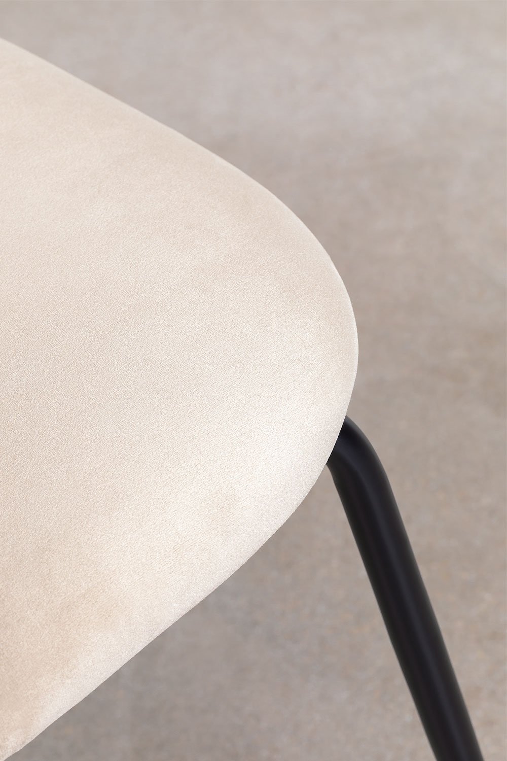 Kana Design gestoffeerde eetkamerstoel van staal, galerij beeld 7