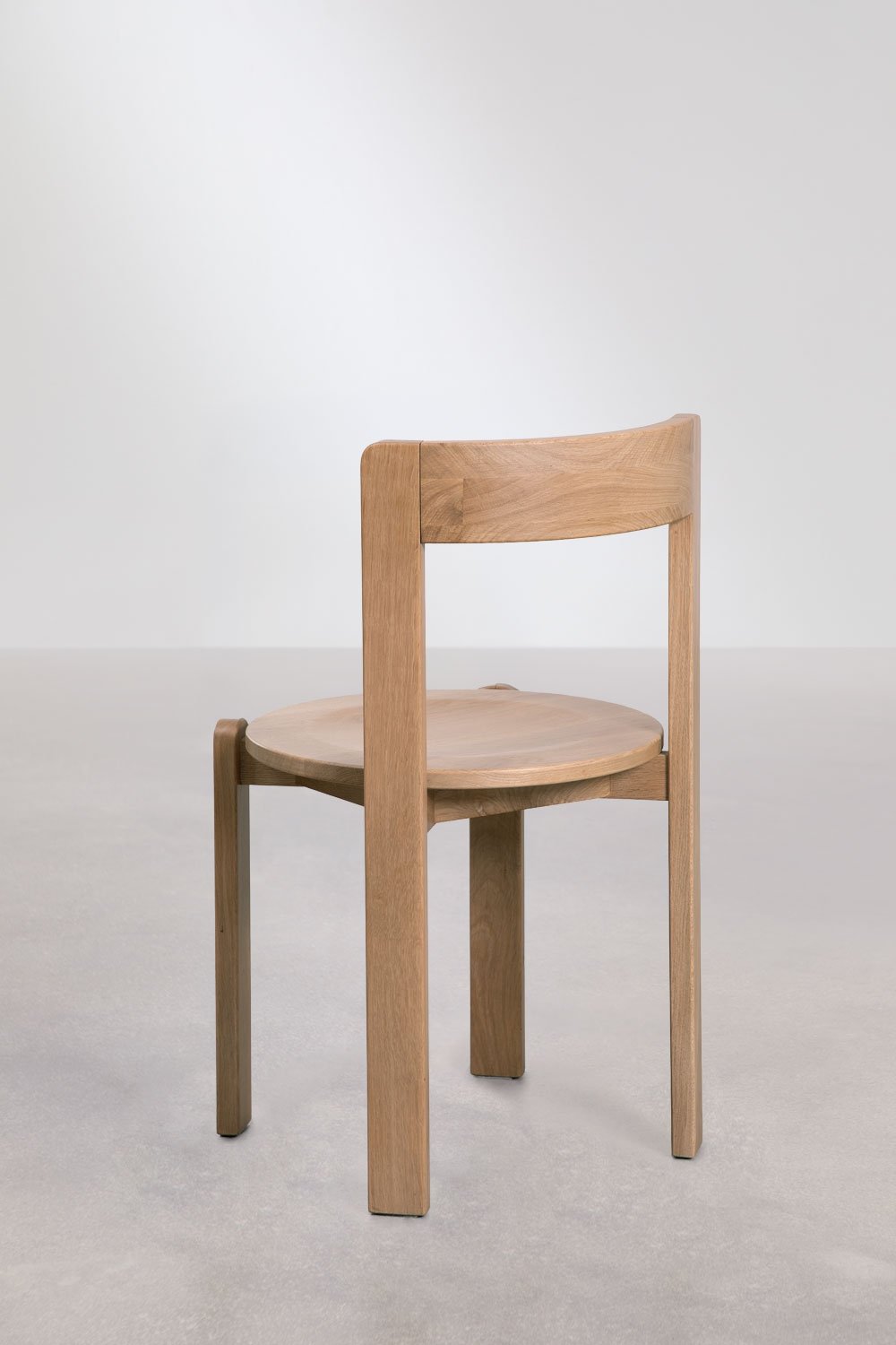 Eikenhouten eetkamerstoel Noreli, galerij beeld 5