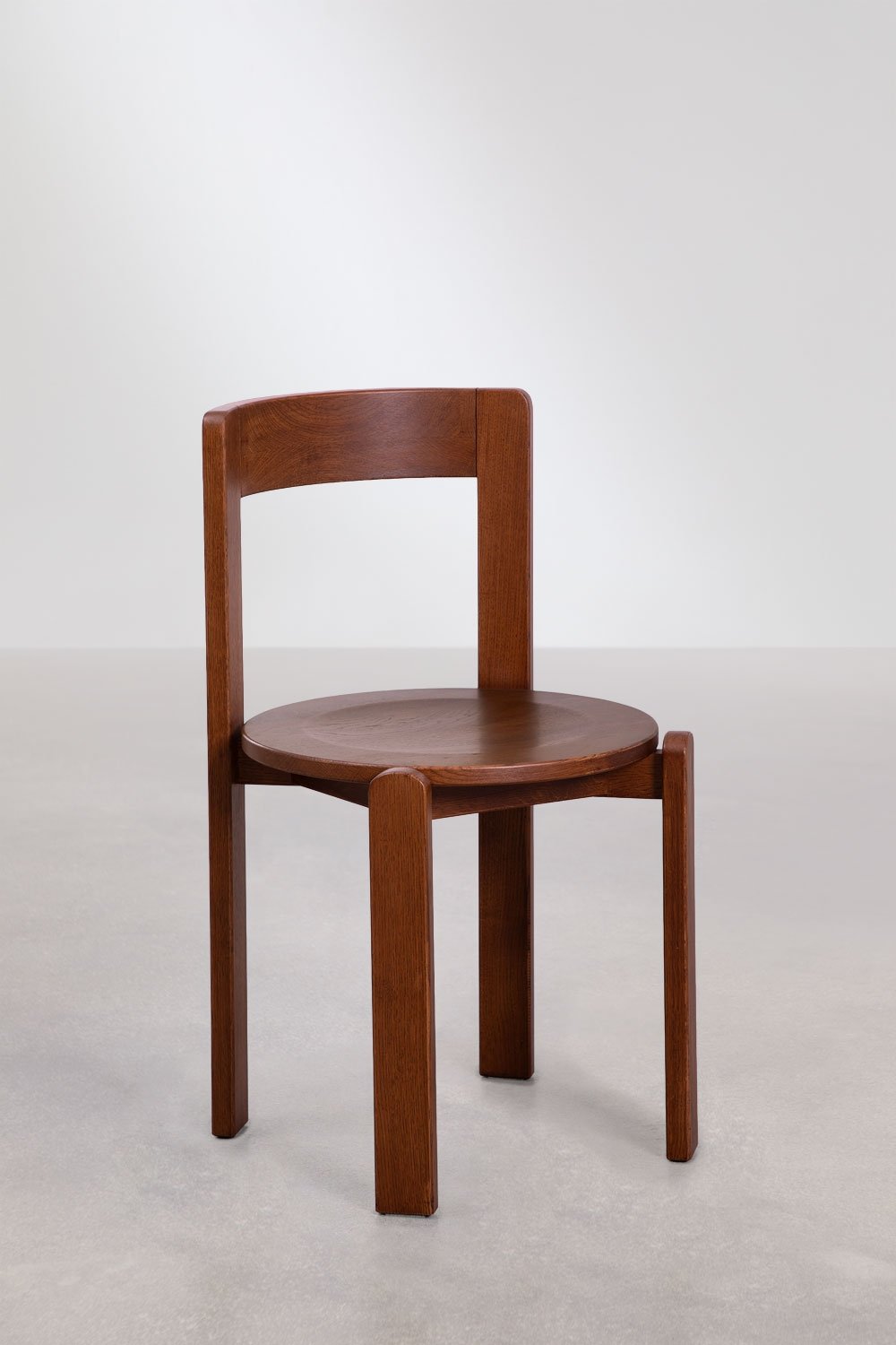 Eikenhouten eetkamerstoel Noreli, galerij beeld 3