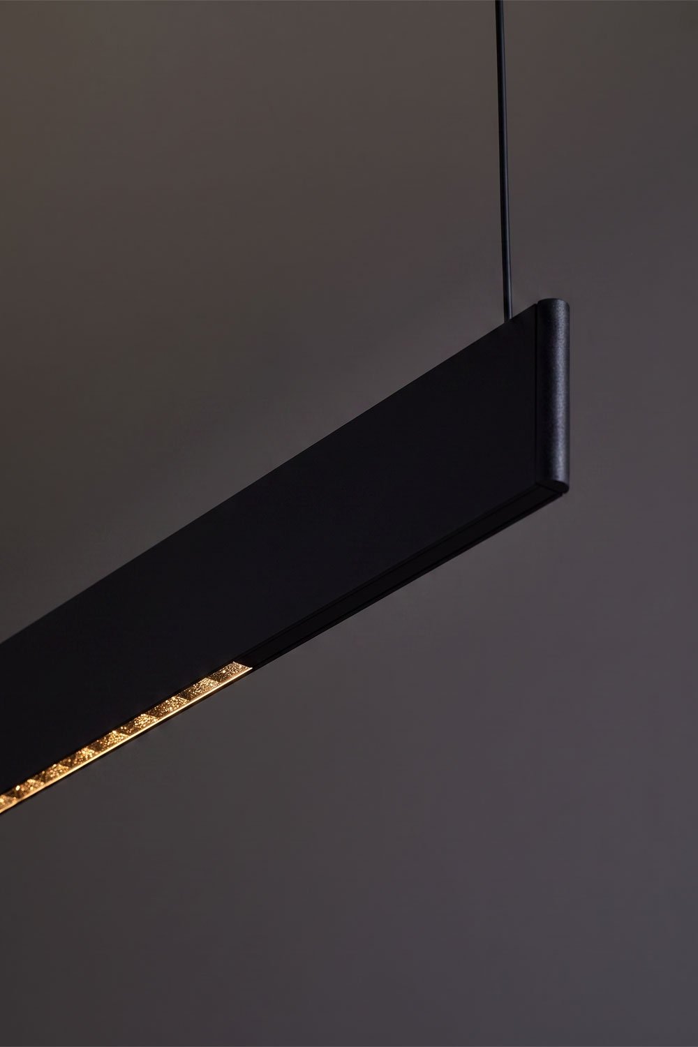 LED lineaire hanglamp 120 cm met indirect licht in aluminium Maulenis, galerij beeld 6