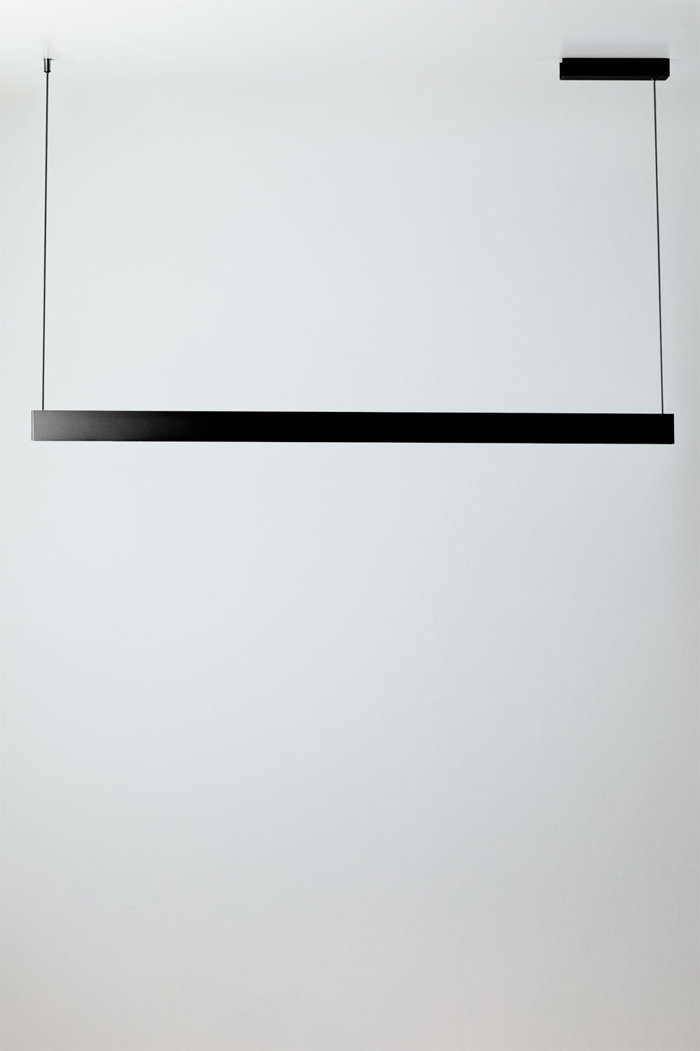 LED lineaire hanglamp 120 cm met indirect licht in aluminium Maulenis, galerij beeld 3