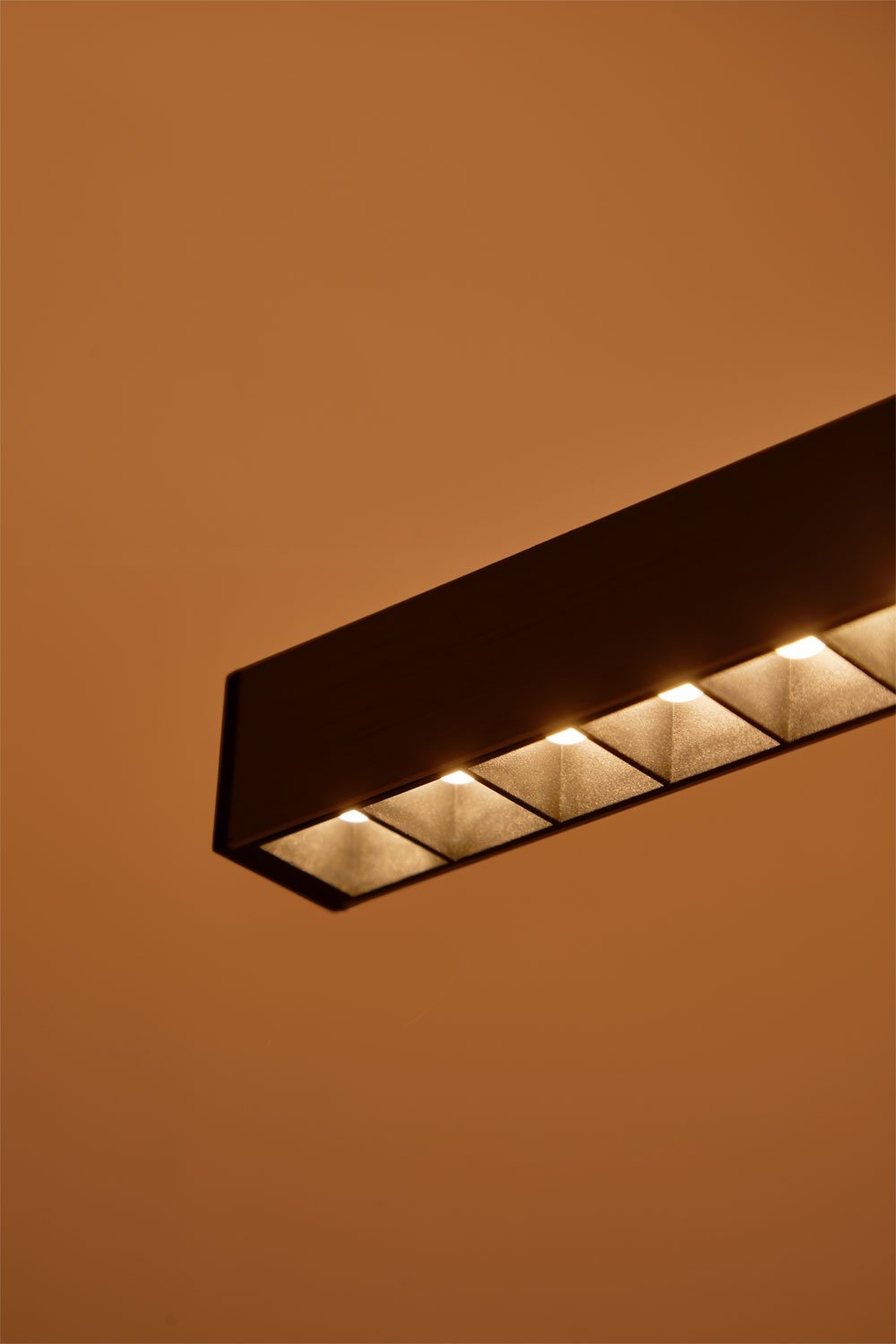 LED lineaire hanglamp 120 cm met indirect licht in aluminium Danile, galerij beeld 6