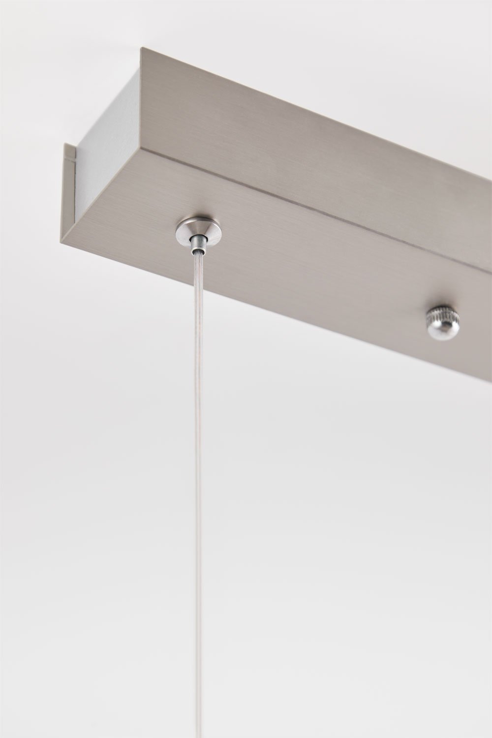 LED lineaire hanglamp 120 cm met indirect licht in aluminium Danile, galerij beeld 9