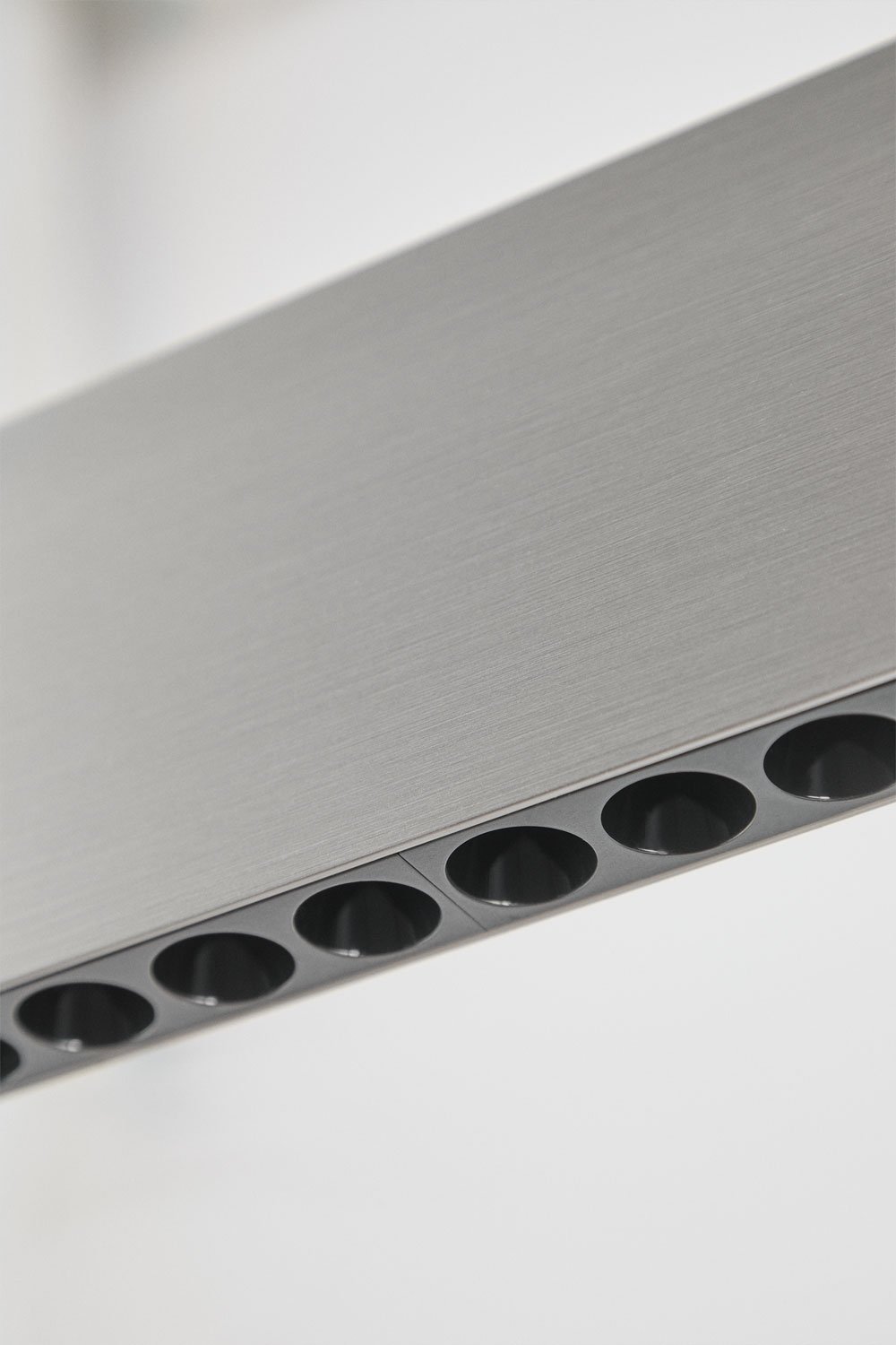 LED lineaire hanglamp 120 cm met indirect licht in aluminium Airali, galerij beeld 5
