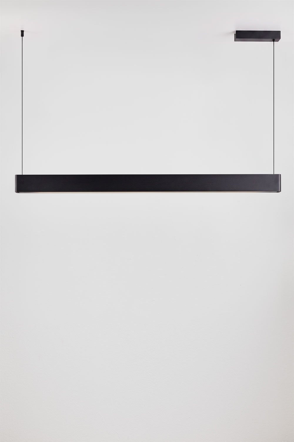 LED lineaire hanglamp 120 cm met indirect licht in aluminium Airali, galerij beeld 3