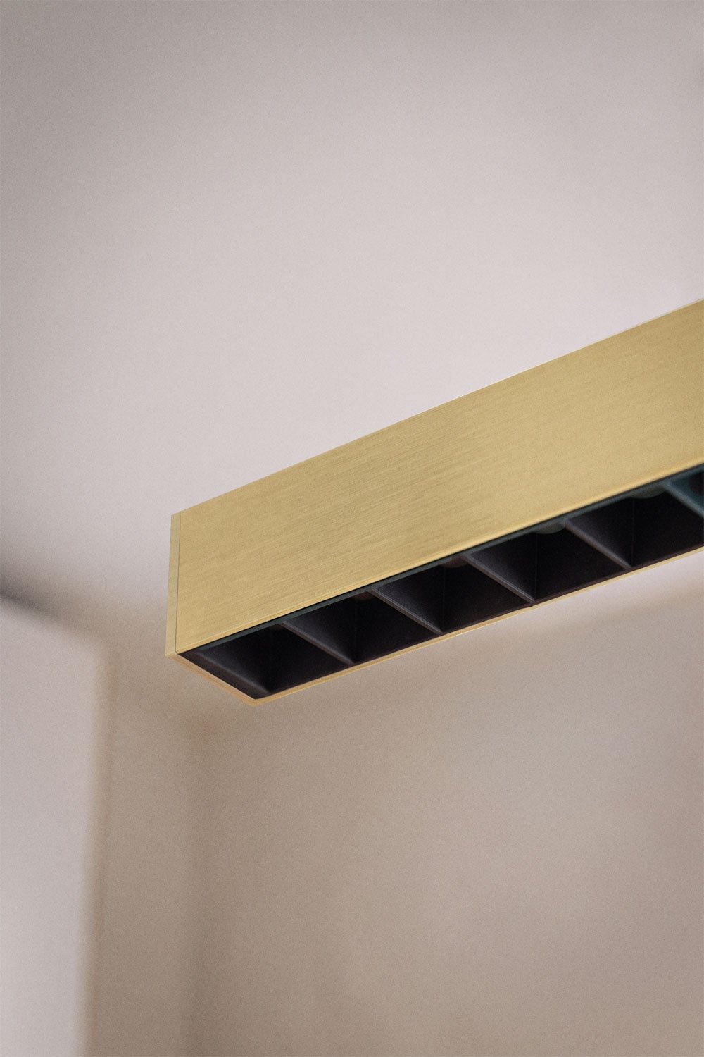 LED lineaire hanglamp 120 cm met indirect licht in aluminium Danile, galerij beeld 2