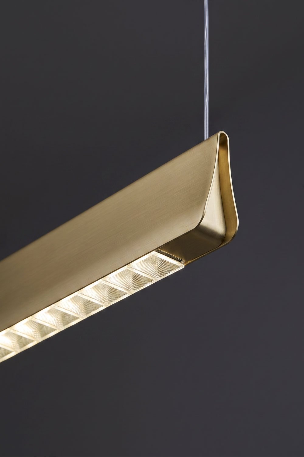 LED lineaire hanglamp 120 cm in aluminium Mairen, galerij beeld 6