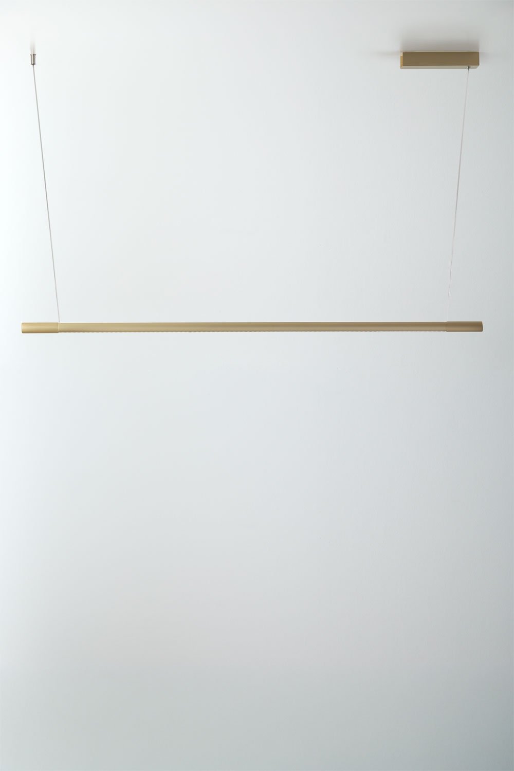 LED lineaire hanglamp 120 cm met indirect licht in aluminium Lirela, galerij beeld 3