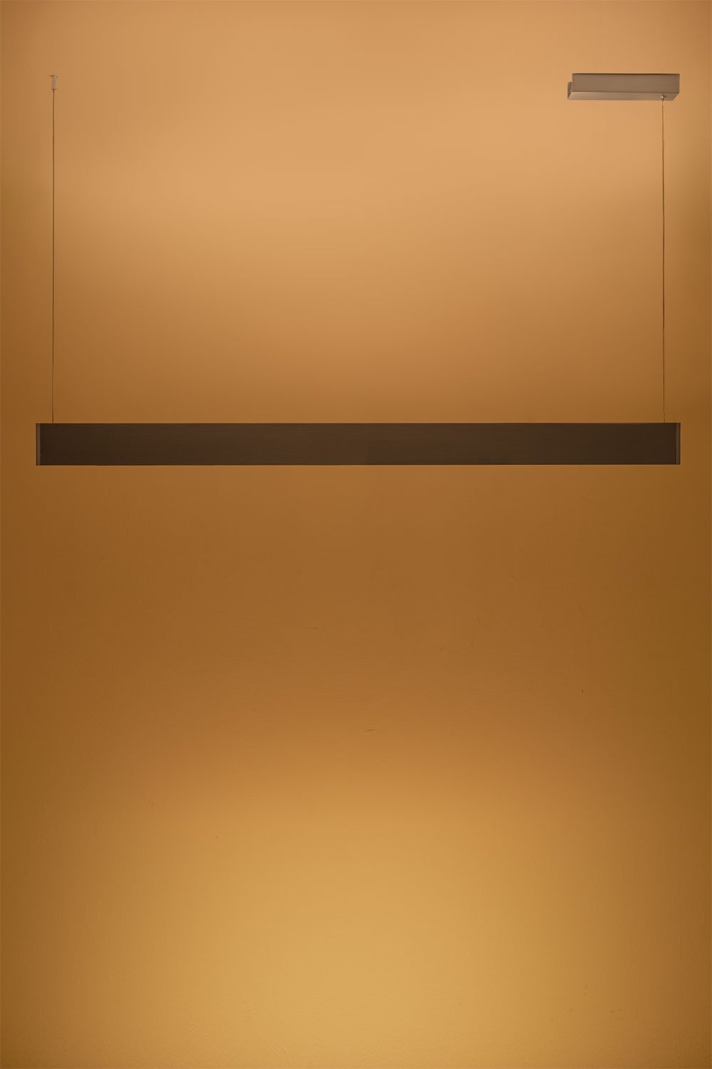 LED lineaire hanglamp 120 cm met indirect licht in aluminium Airali, galerij beeld 4