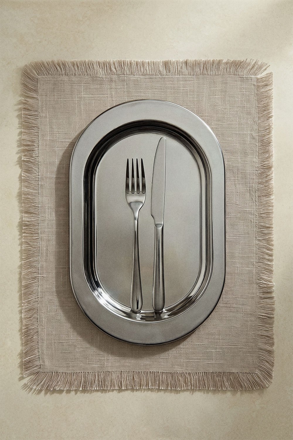 Decoratieve schaal van roestvrij staal Savelia, galerij beeld 1