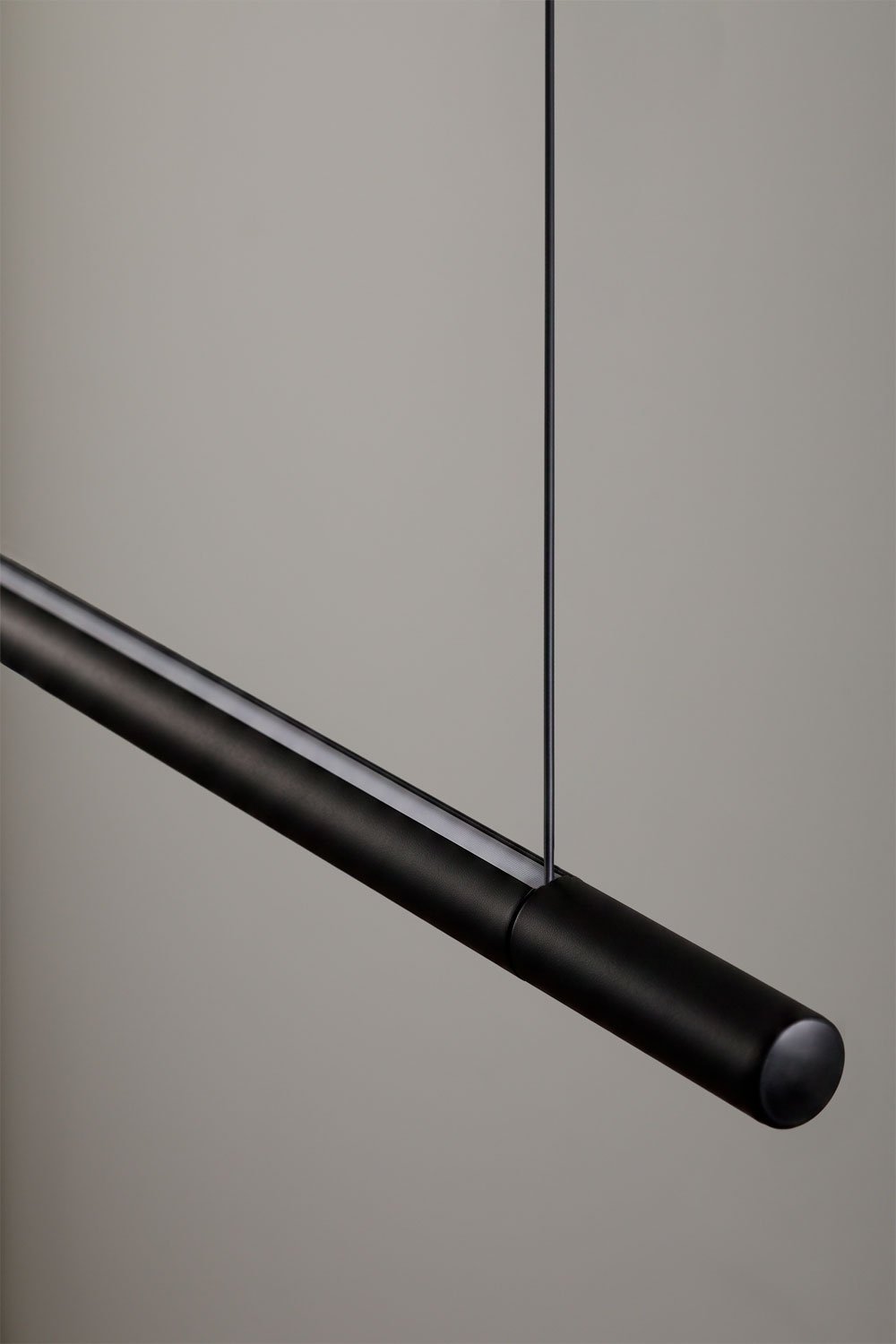 LED lineaire hanglamp 120 cm met indirect licht in aluminium Lirela, galerij beeld 7