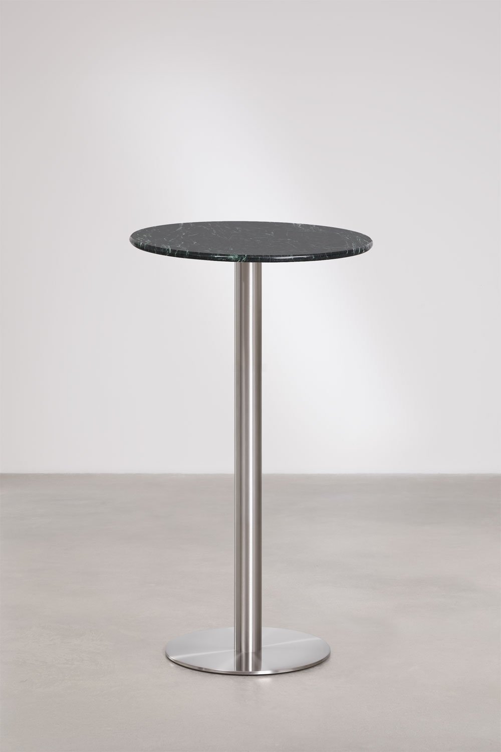 Ronde hoge bartafel Ø60 cm in natuurlijk steen Xiren, galerij beeld 1