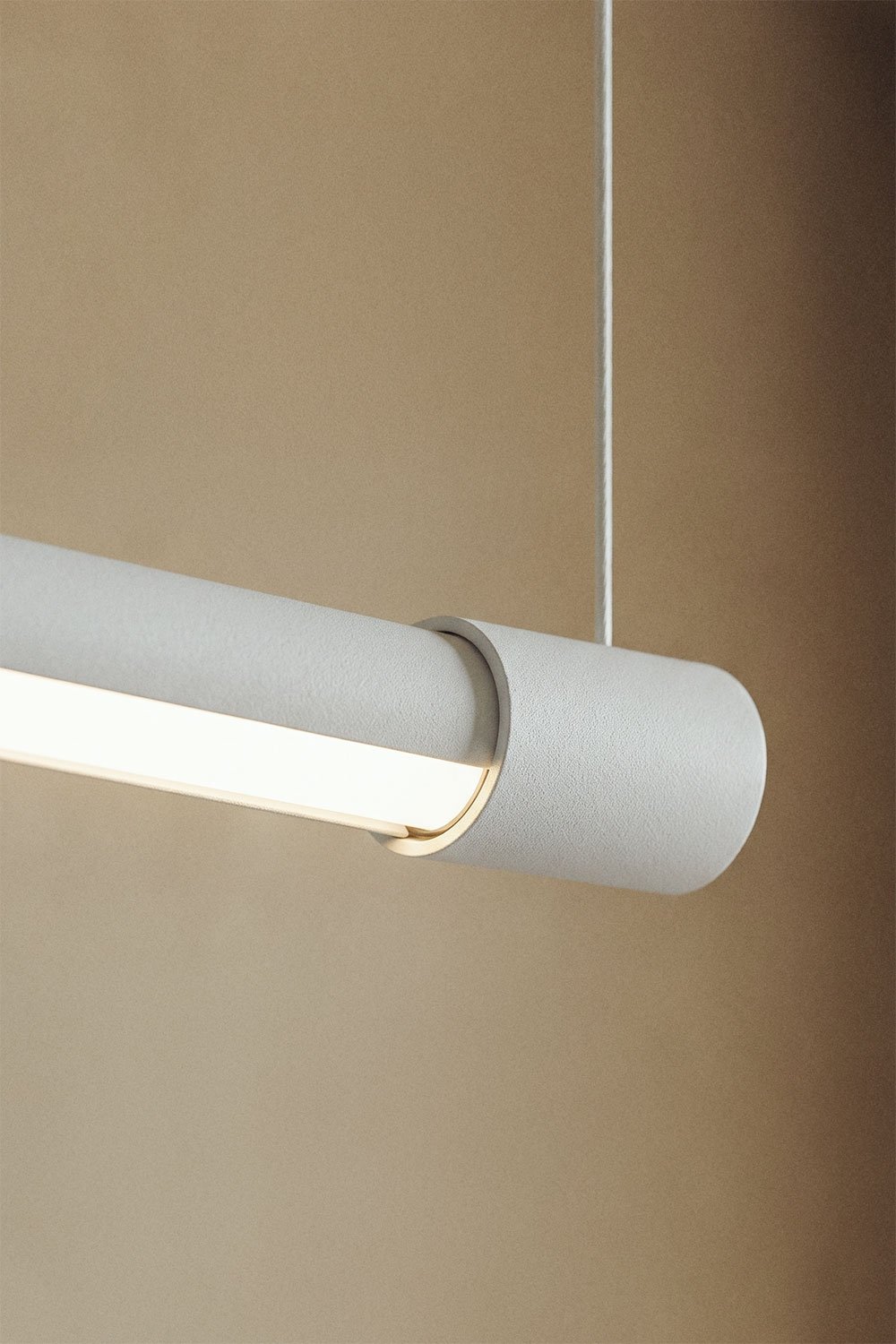 LED lineaire hanglamp 120 cm van metaal Bergene, galerij beeld 2