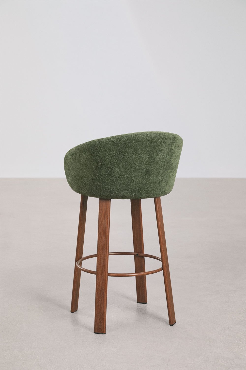 Nairea hoge gestoffeerde kruk, galerij beeld 5