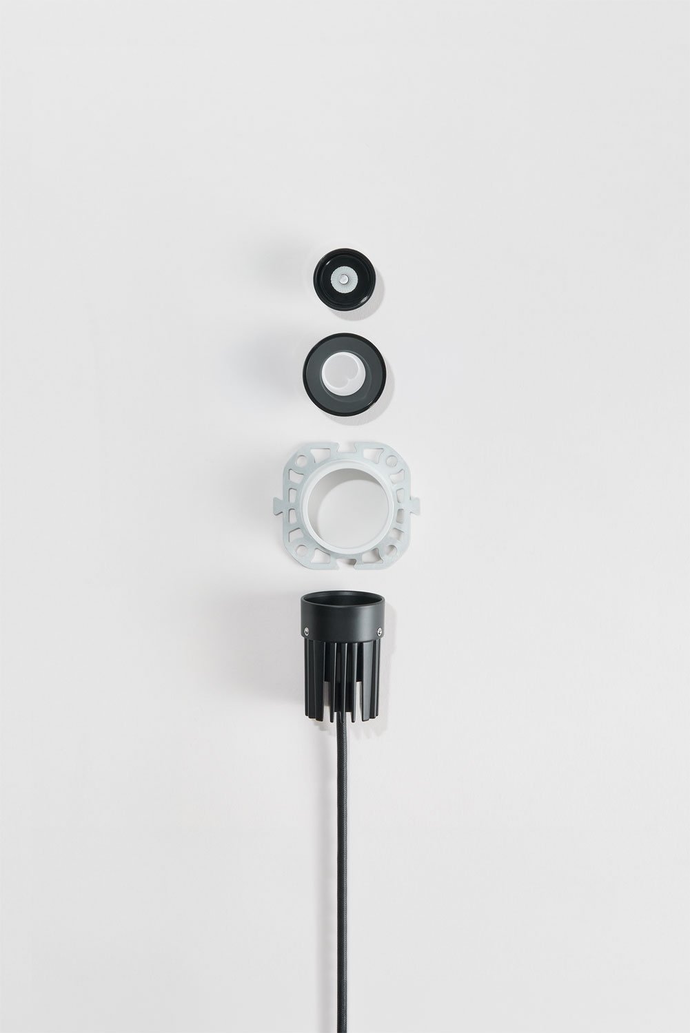Pack van 4 trimless LED downlights Ø2,6 cm in aluminium met geleidelijke aan- en uitschakeling Luisiana, imagen de galeria 10