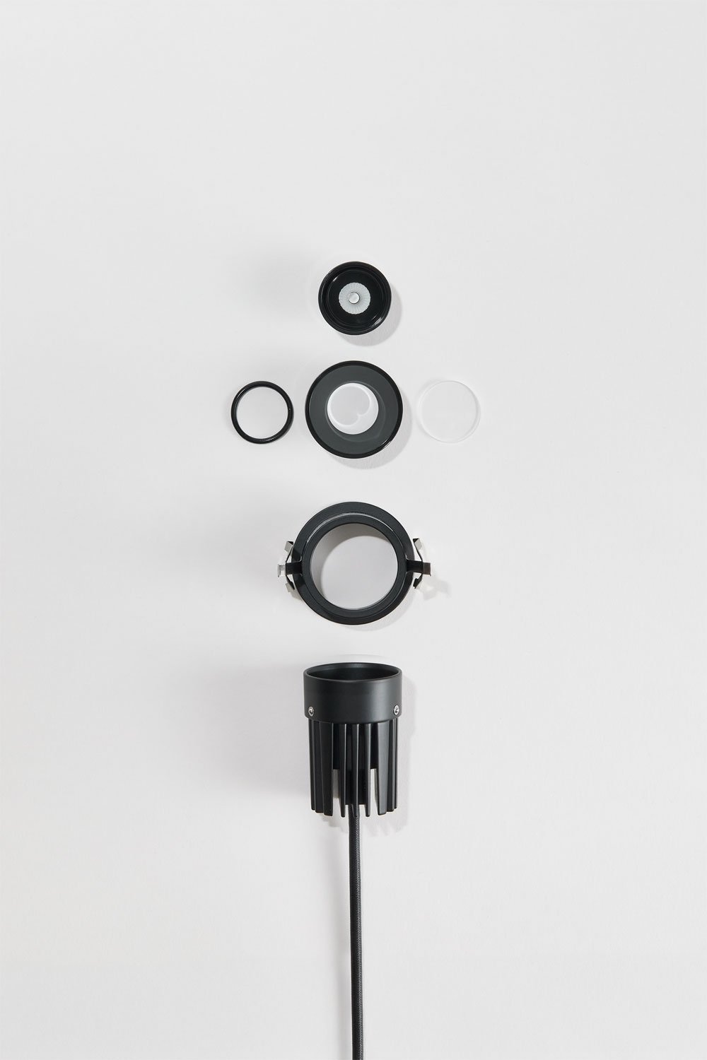 Downlight LED inbouwspot met Ø3 cm frame voor buitengebruik in aluminium met geleidelijke aan- en uitschakeling Luisiana, imagen de galeria 8