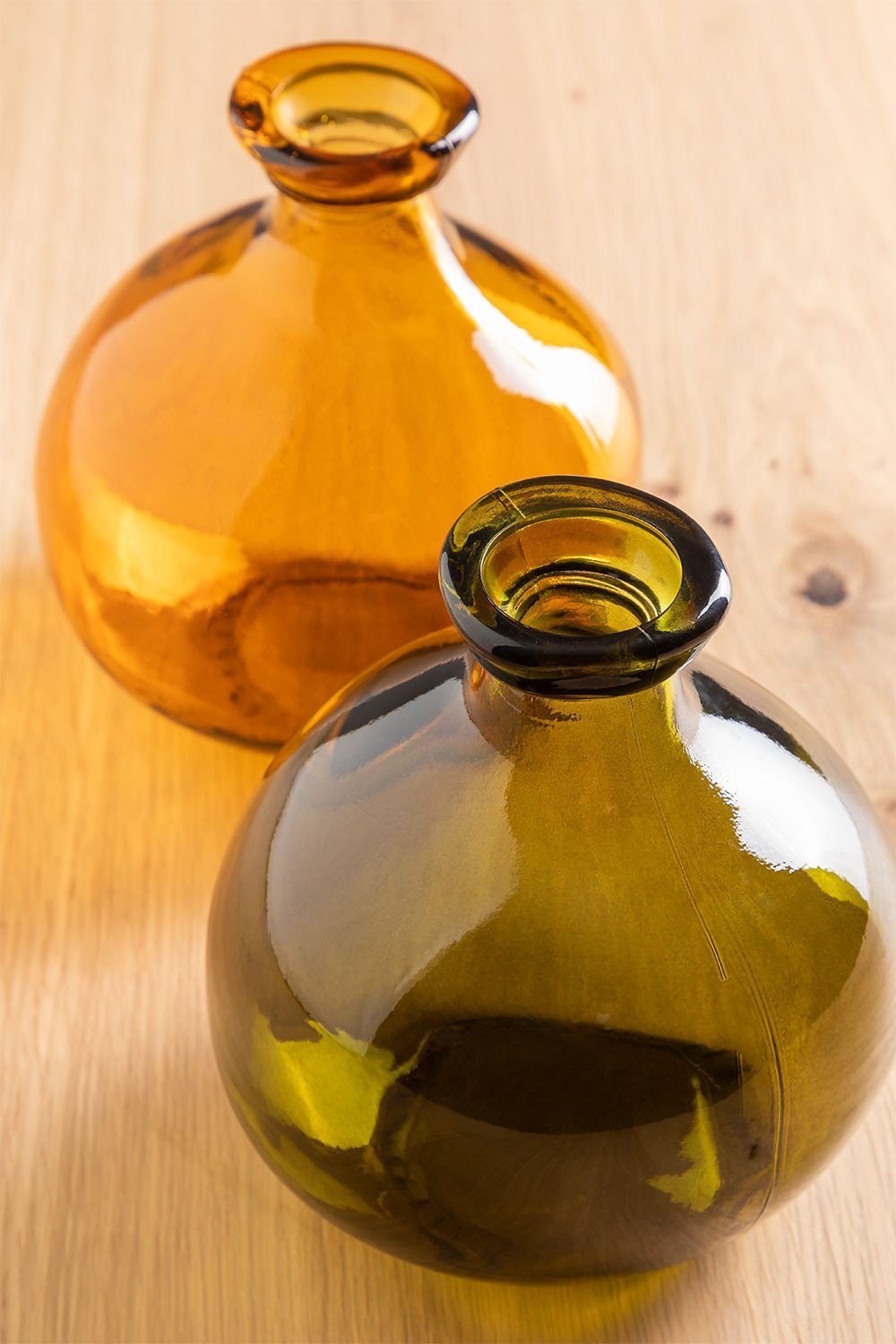 Vaas van gerecycled glas 18 cm Jound, galerij beeld 4