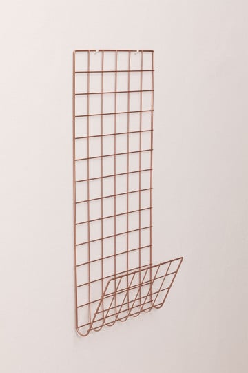 Thasth Design Tijdschriftenrek - Voor aan de muur - Metaal - 97x52.5x5 cm