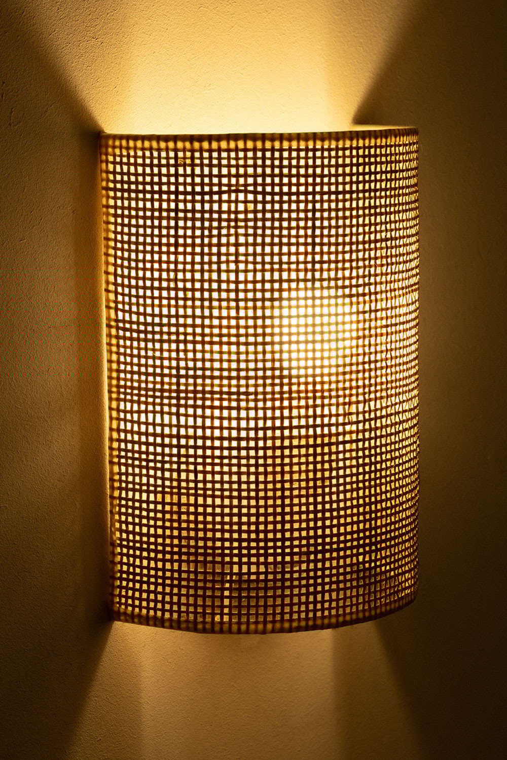 Rotan wandlamp Ytse, galerij beeld 3