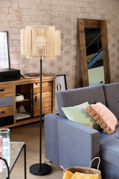 Bamboe Vloerlamp Kapua