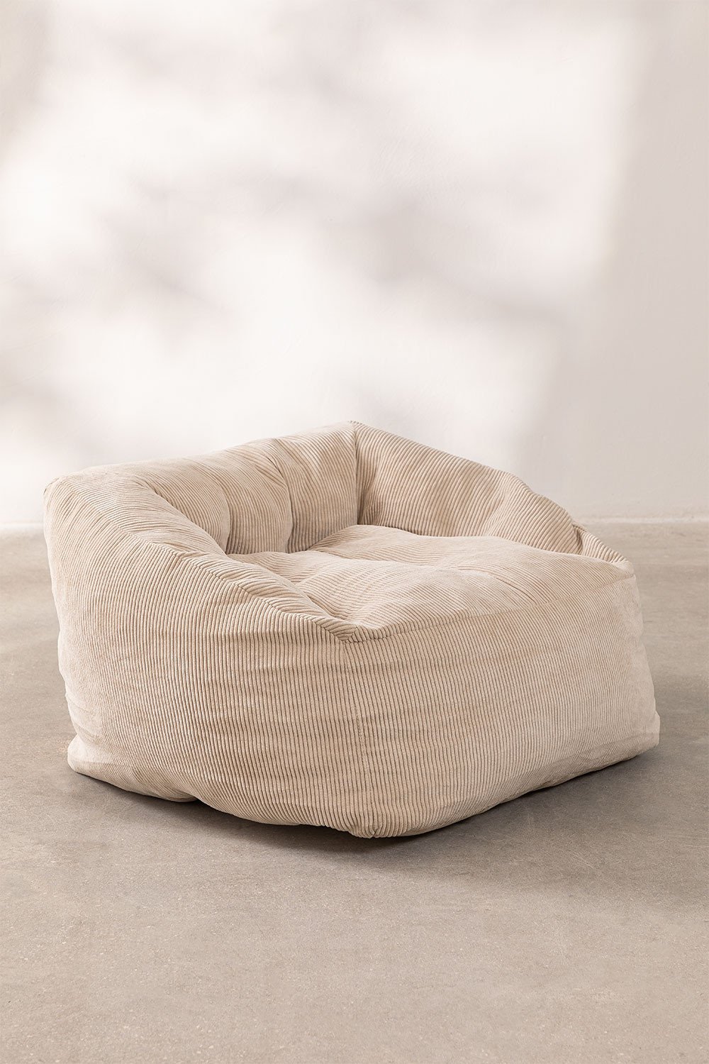 Corduroy Fauteuil Poef (70 cm) Thiago , galerij beeld 2