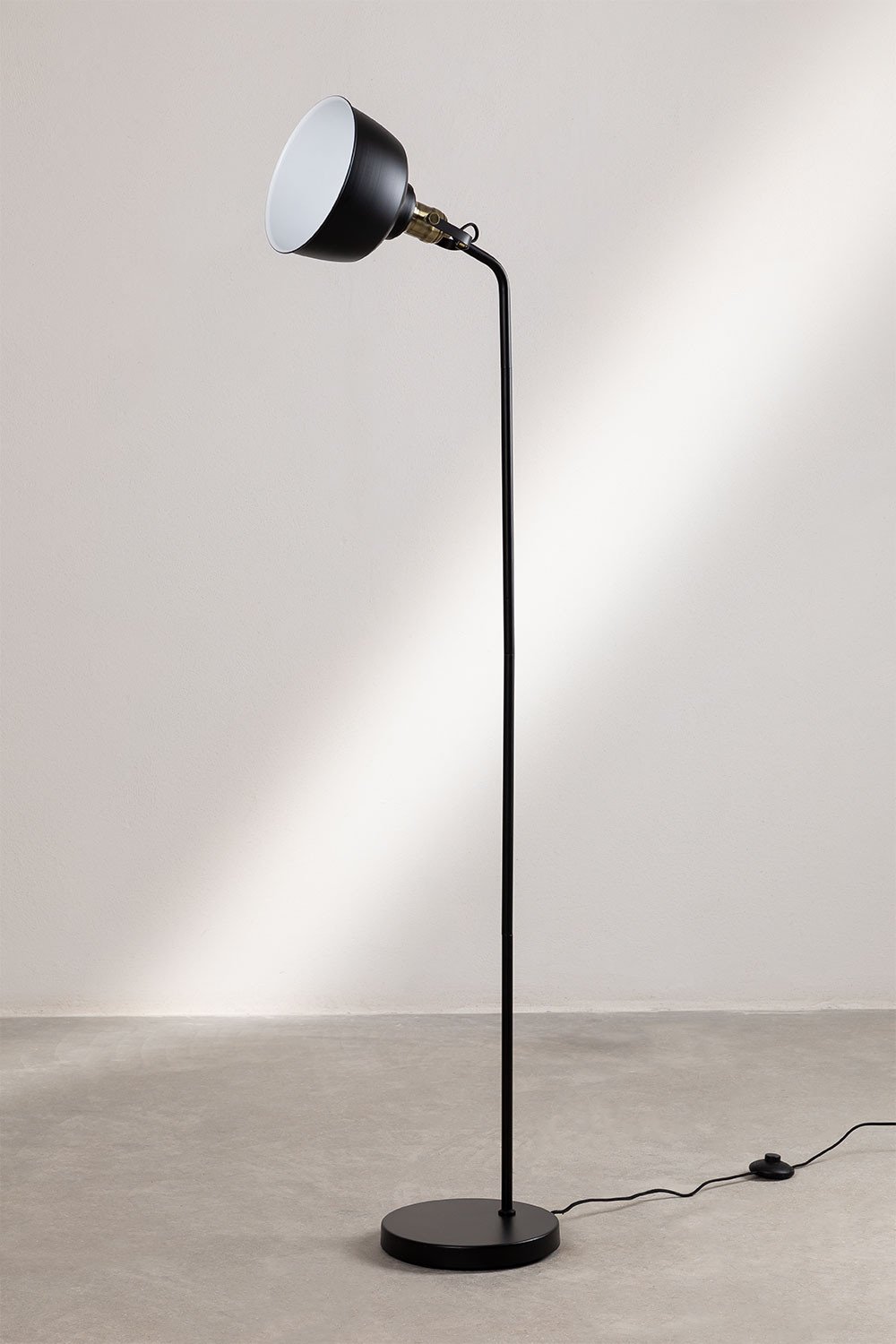 Verstelbare staande lamp van ijzer Louise, galerij beeld 3