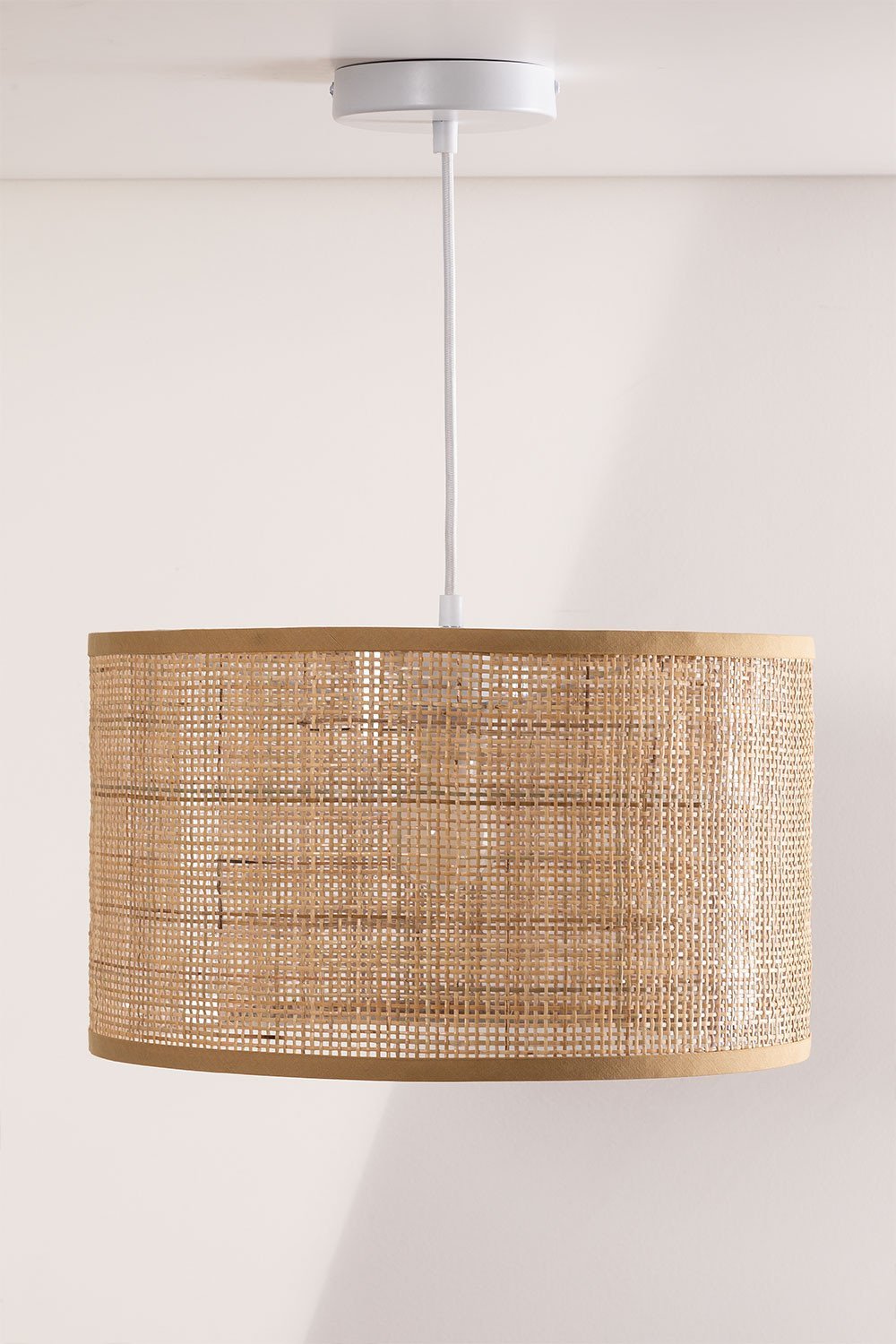 Ytse rotan plafondlamp, galerij beeld 3