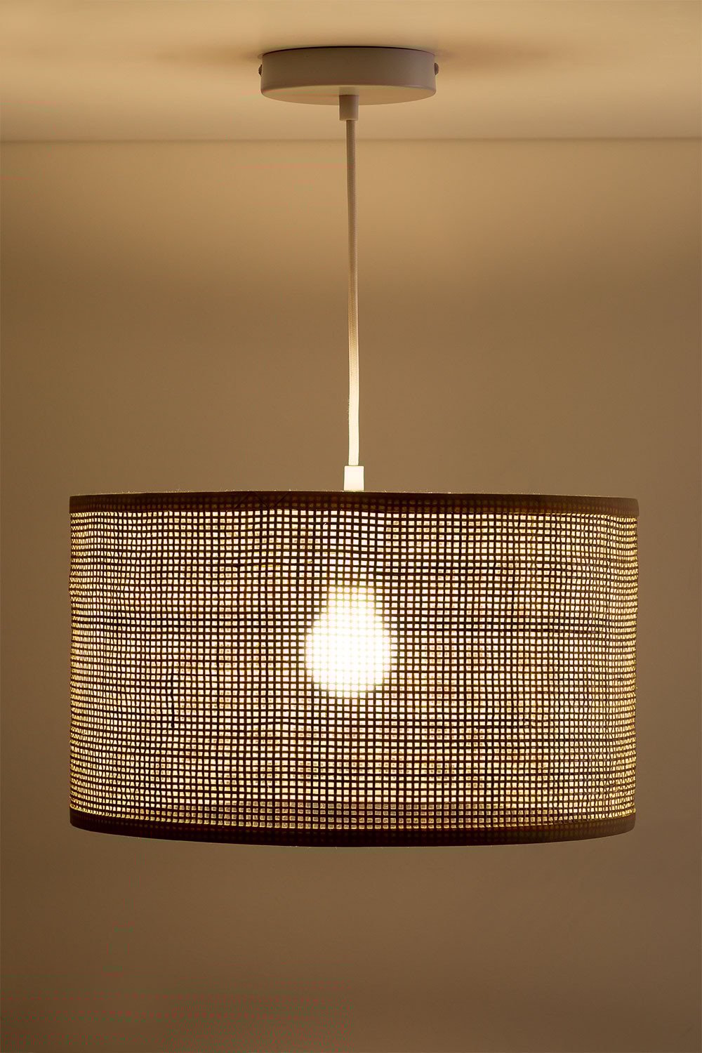 Ytse rotan plafondlamp, galerij beeld 4