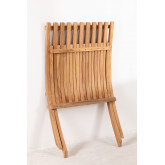 Skladany fotel ogrodowy z drewna tekowego Pira, miniaturka zdjęcia 6