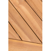 Skladany Stól Ogrodowy z Drewna Tekowego (Ø100 cm) Pira, miniaturka zdjęcia 5
