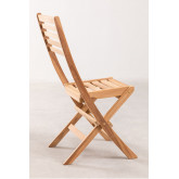 Krzeslo Skladane Ogrodowe z Drewna Tekowego Nicola, miniaturka zdjęcia 3