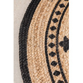 Okragly Dywan z Naturalnej Juty (Ø100 cm) Tricia, miniaturka zdjęcia 2