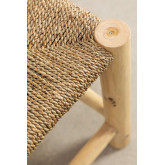 Niski stolek z drewna tekowego Aysa, miniaturka zdjęcia 3