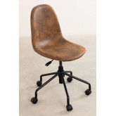 Krzeslo Biurowe ze Sztucznej Skóry Glamm, miniaturka zdjęcia 3