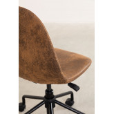 Krzeslo Biurowe ze Sztucznej Skóry Glamm, miniaturka zdjęcia 5