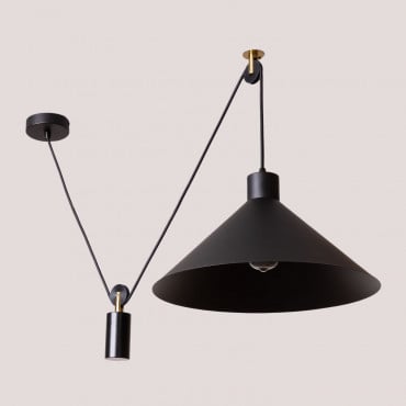 Lampa Sufitowa Filat Czarna - Sklum