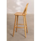 Wysoki stolek z naturalnego drewna Lorri, miniaturka zdjęcia 3