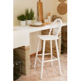 Wysoki stolek z drewna (76 cm) Lorri, miniaturka zdjęcia 1