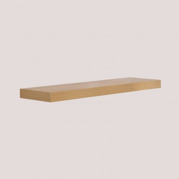 Półka Ścienna Z Mdf Jario Naturalna & ↔︎ 90 Cm - Sklum