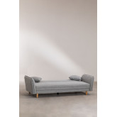 Sofa Rozkladana 3-Osobowa z Lnu Keshi, miniaturka zdjęcia 4