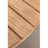 Okragly drewniany stól Naele (Ø120 cm) i 6 krzesel ogrodowych Barker, miniaturka zdjęcia 5