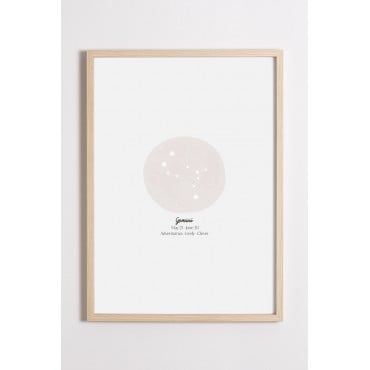 Plakat Dekoracyjny (50x70 Cm) Profecia Gemini - Sklum
