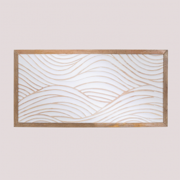 Zagłówek Do Łóżka 150 Cm Z Drewna Mango Myanna Drewno Mango & 150 Cm - Sklum