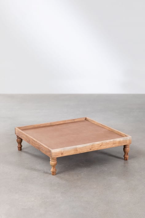 Podstawa do modułowej sofy z drewna akacjowego Dhel Design - 80 x 80 cm