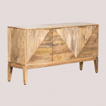 Aparador 155x35 Cm Z Drewna Mango Baty Design Drewno Mango - Sklum