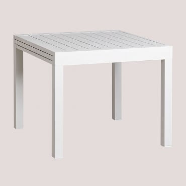 Stół Ogrodowy 90-180x90 Cm Rozkładany Aluminiowy Starmi Dachówka Red Roof - Sklum