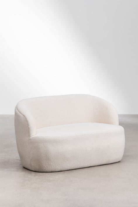 Sofa dwuosobowa w tkaninie barankowej Dariele